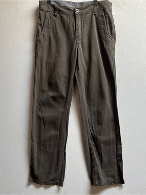 Horny Toad Mens Organic Cotton Cargo Pants Size 32 Brown Outdoor Gorpcore